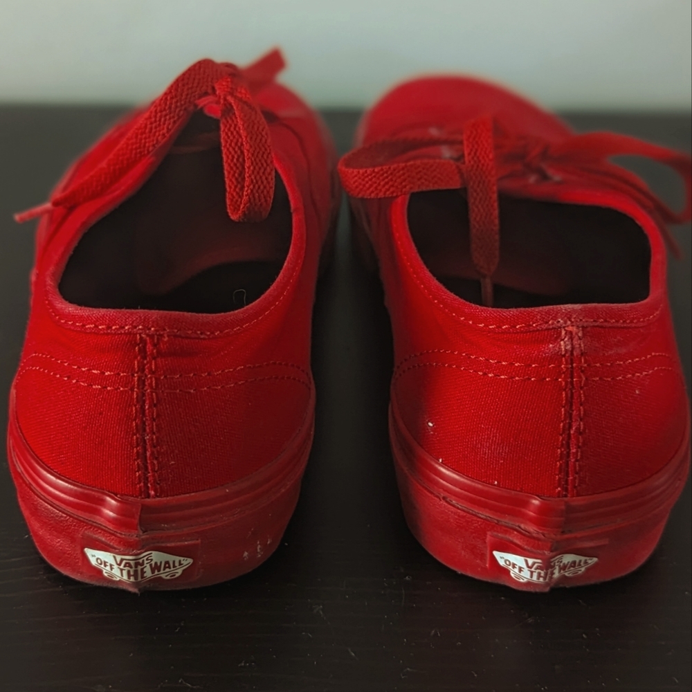 Red Vans - Picture 3 of 3